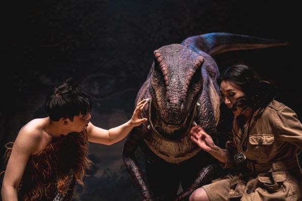 원더의 공룡대모험 공연 모습