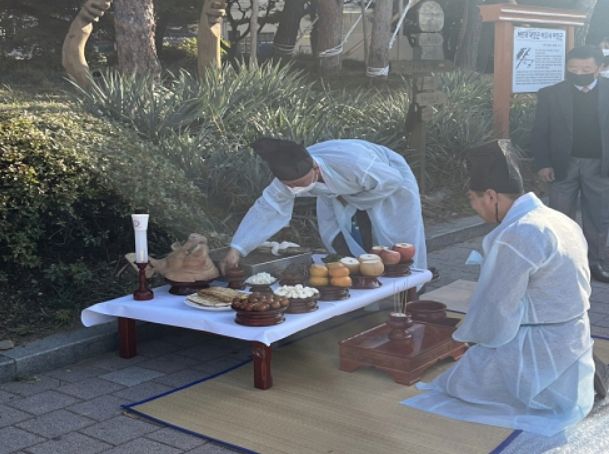 버드내산제당 제례행사