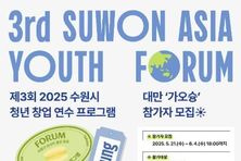 수원시, '제3회 아시아 청년포럼' 참여할 청년(예비) 창업가 15명 모집