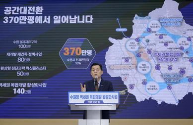 이재준 수원시장, 22개 역세권 콤팩트시티 조성 계획 발표