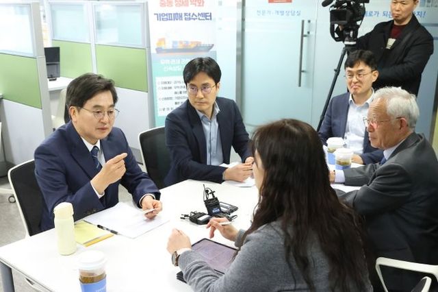 김동연, 중동정세 악화로 피해 우려되는 기업 찾아 “경기도가 함께하겠다. 자금·보증 지원 등 많이 활용해달라”