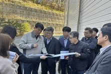 용인특례시 처인구, 용인테크노밸리 일반산업단지 내 녹지 옹벽 점검