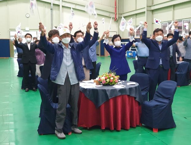 신둔면 한천회, 제77주년 광복절(8·15) 기념행사