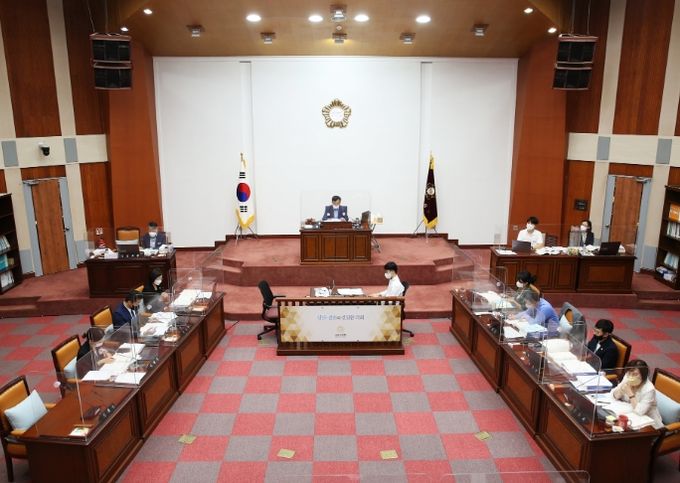 제262회 군포시의회 제1차 정례회, 2022 행정사무감사특별위원회 운영 모습