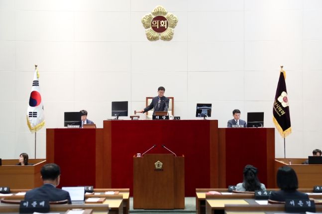 성남시의회, 제282회 제1차 정례회 개회