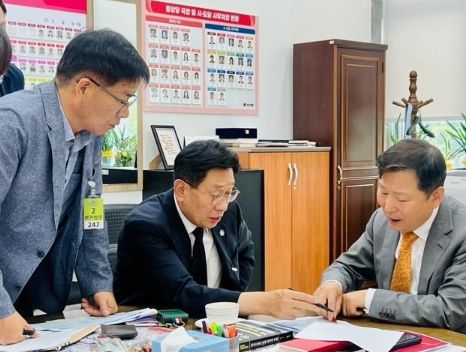 전진선 양평군수, 국민의힘 이철규 사무총장 면담