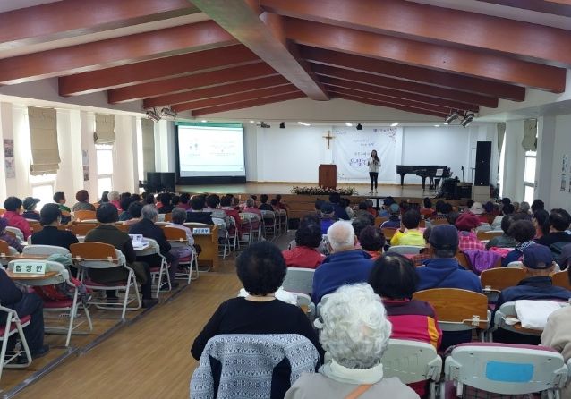 양평군 보건소, 용문교회 은빛대학 영양교육 큰 호응