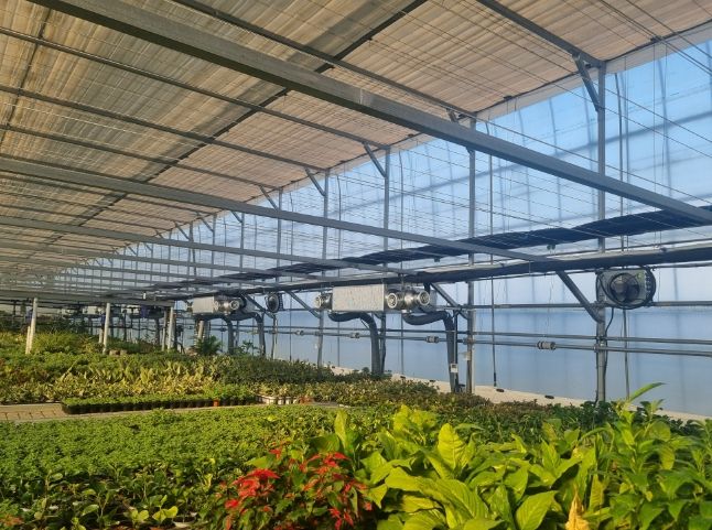용인특례시가 화훼농가에 공기열 냉난방시설을 지원했다