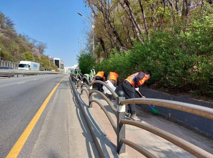 광주시 초월읍, WASBE 손님맞이 환경정비 실시