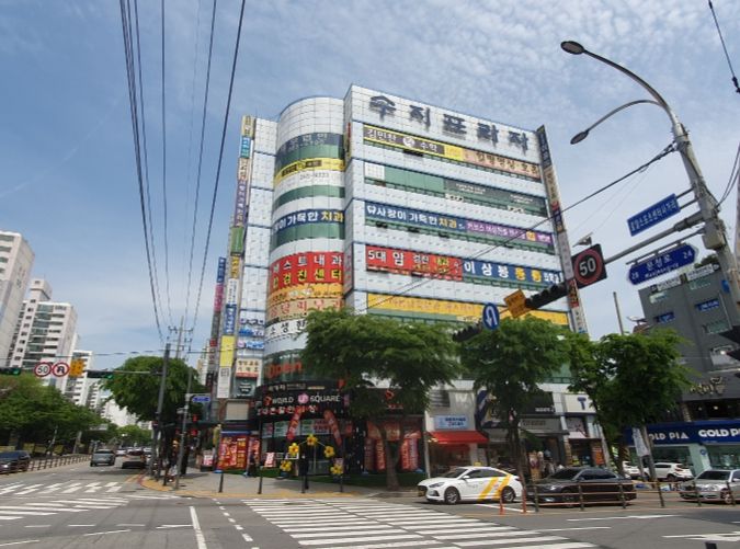 용인에서 가장 비싼 땅에 2년 연속 오른 용인시 수지구 풍덕천동 수지프라자 건물 부지