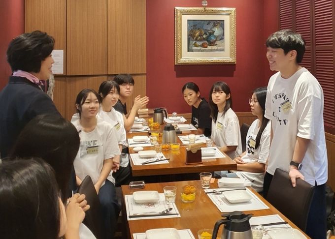 신계용 과천시장, 청소년수련관 동아리연합회 청소년들과 소통의 시간 가져