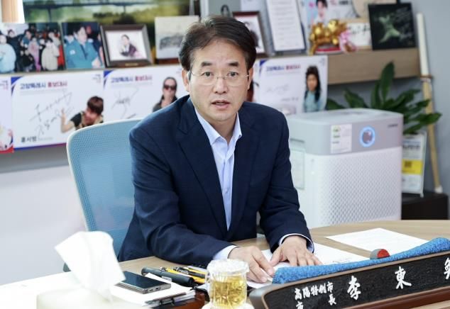 직소민원 면담 중인 이동환 고양특례시장