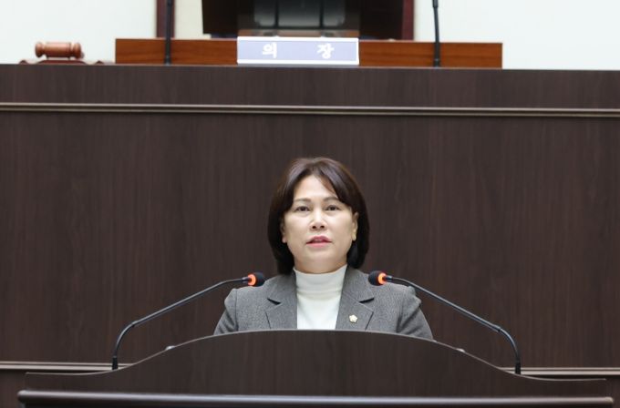 광주시의회 도시환경위원장 조예란 의원