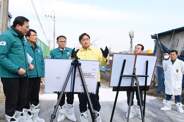 오후석 경기도 행정2부지사, 양주 아프리카돼지열병(ASF) 발생 지역 긴급 방역 현장 점검