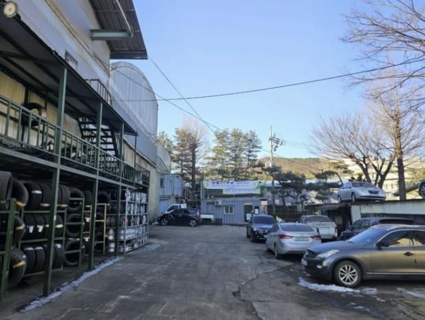 용인특례시의 한 조기폐차 지정폐차장 전경(처인구 고림동 소재))