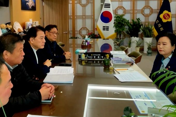 경기도의회 정윤경 부의장, 1기 신도시 상인회와 정담회 개최