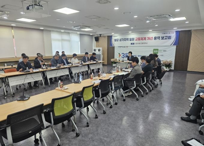 원당 상가지역 일원 교통체계 개선 용역 보고회