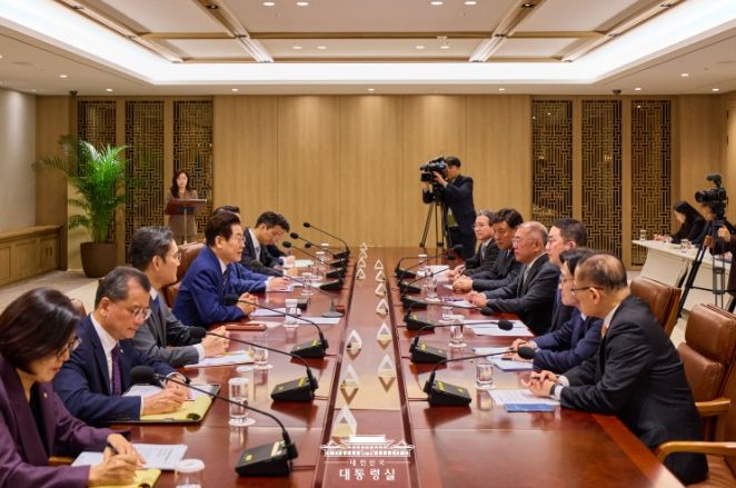 한미 관세협상 후속 민관 합동회의(대통령실)