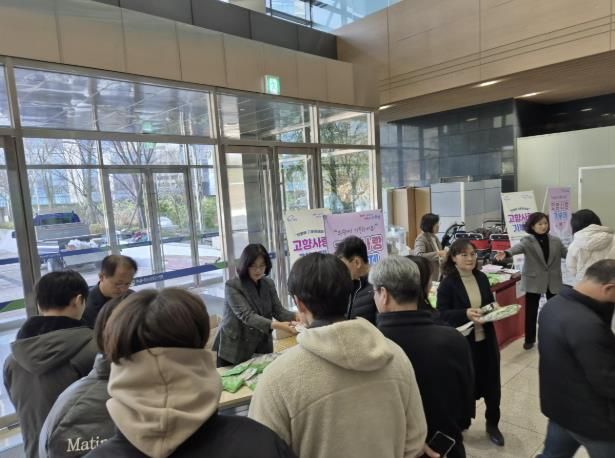 의왕시, 연말 맞이 고향사랑기부제 현장 홍보 진행
