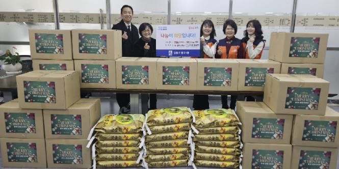 수원시 영통구 광교1동, 더사랑의 교회와 함께 연말 이웃사랑 나눔 활동 전개