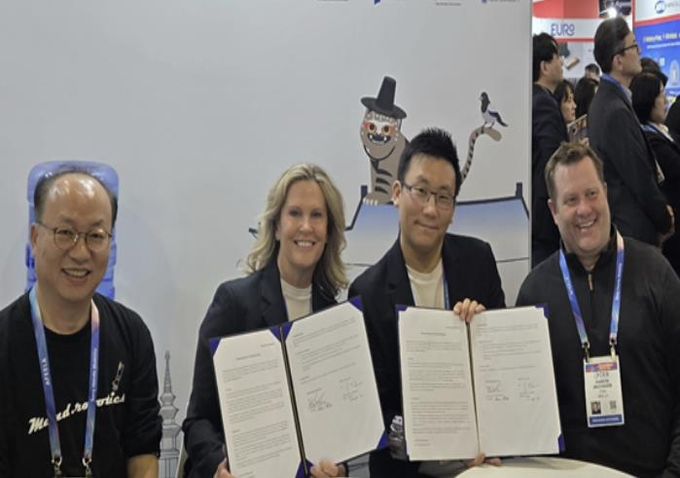 만드로㈜ 이탈리아·북미 업무협약 체결 사진