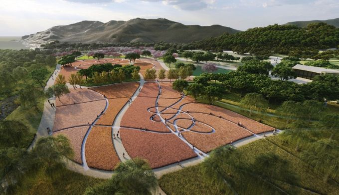 연천 세계평화정원 조성 사업 조감도