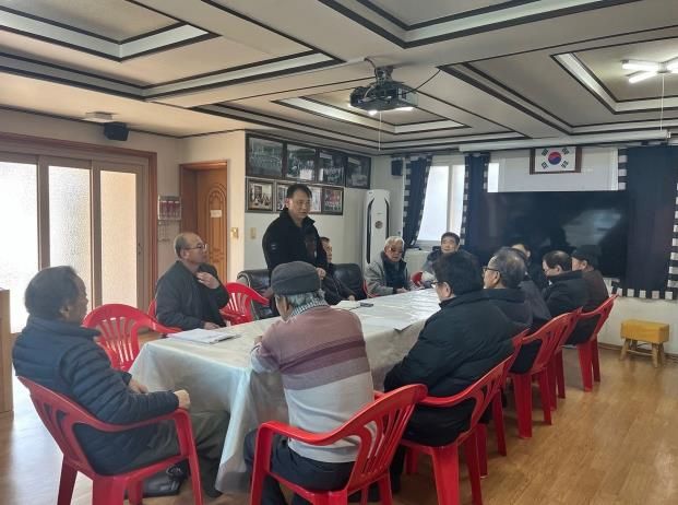 포천시 화현면, 설맞이 경로당 순회 방문