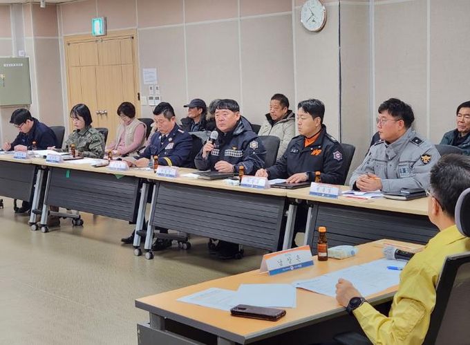 안성시, 산불재난 대비 주민대피계획 유관기관 회의 실시