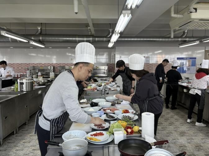 지난해 한호전에서 제30기 외식사업아카데미 교육과정이 진행되고 있다.