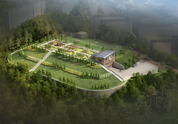 주교배수지 조감도