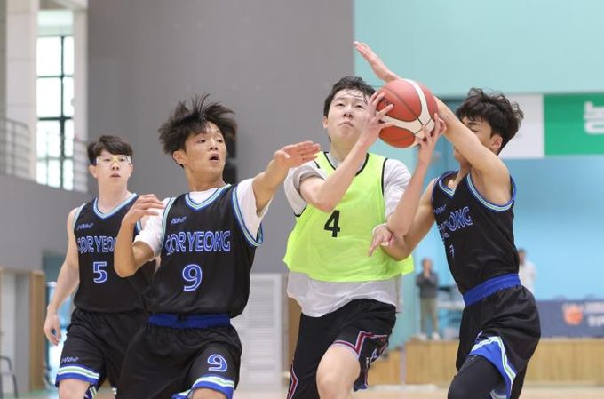 예천군 사전경기부터 고른 활약으로 도민체전 종합우승 정조준(260328 도민체전사전경기 농구 고등부(예천군-고령군)