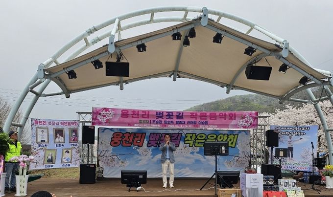 용천리 벚꽃길 작은음악회